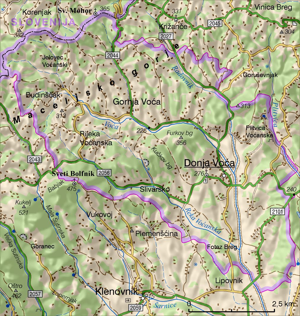 Donja Voća (područje Općine)